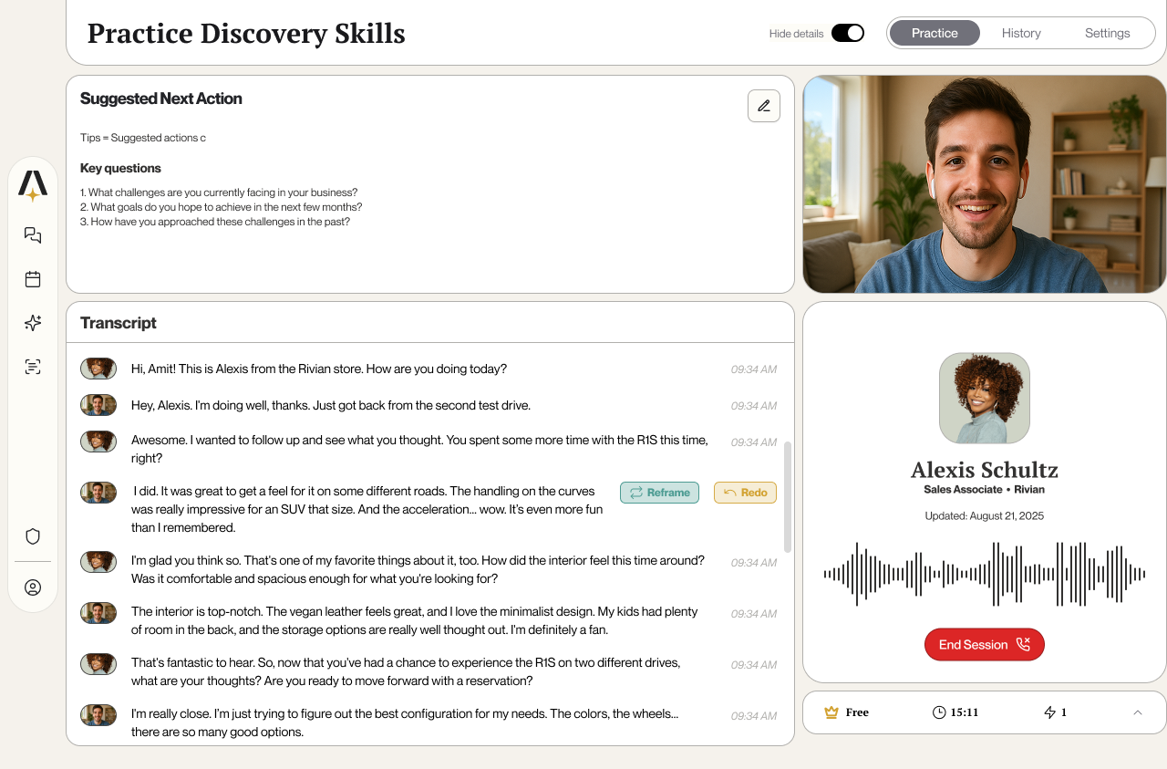 Practice discovery skills