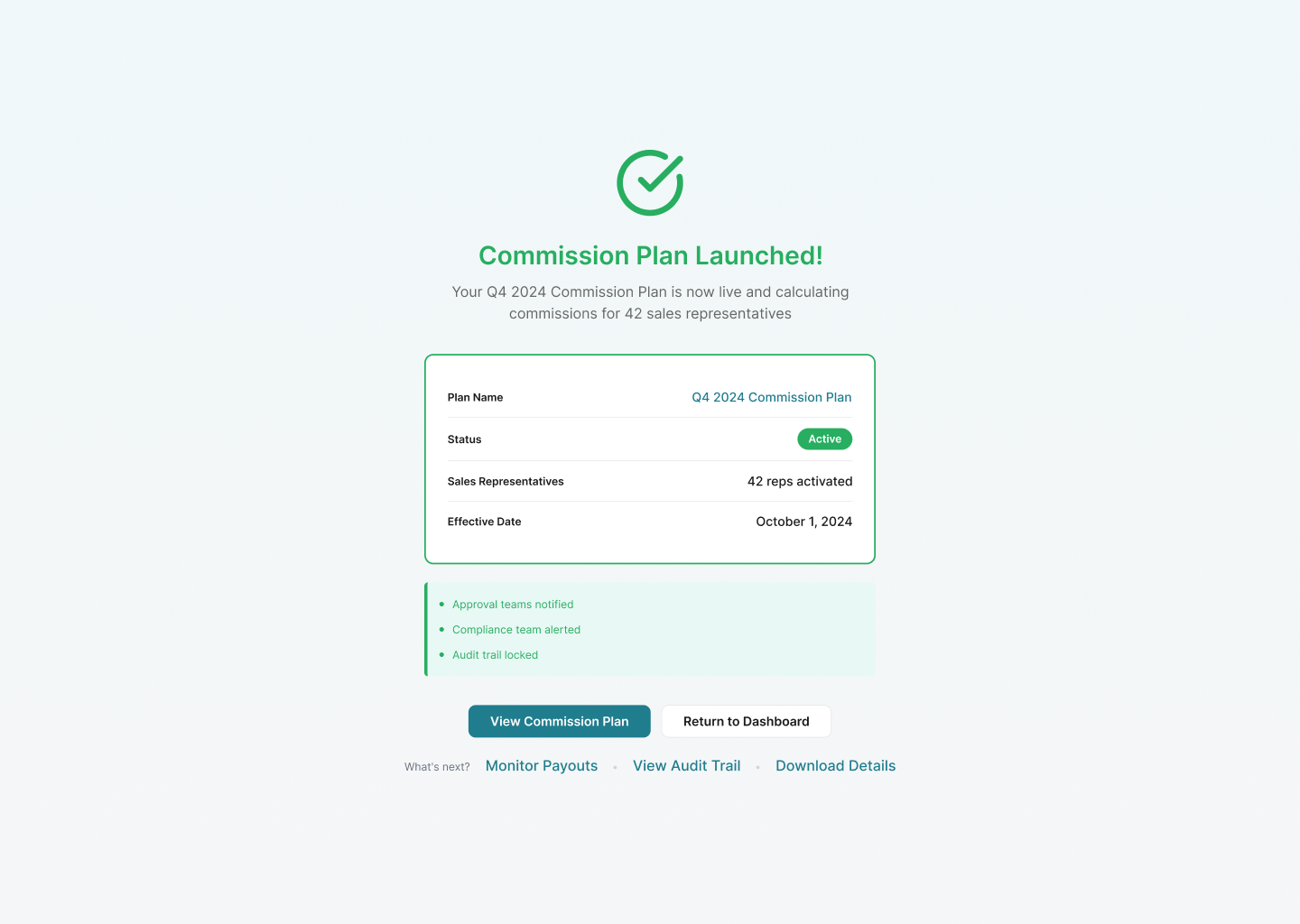 Review and launch